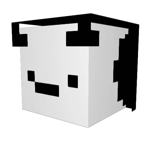 Ihxppix Minecraft avatar head, 3D render