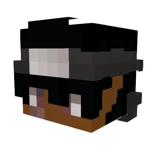 IhyJadon Minecraft avatar head, 3D render