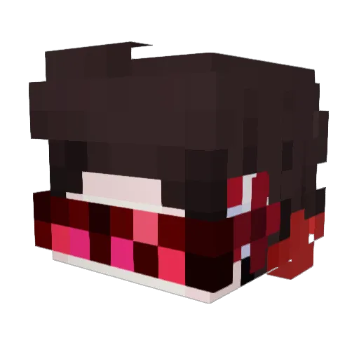 IiiOwOiiI Minecraft avatar head, 3D render