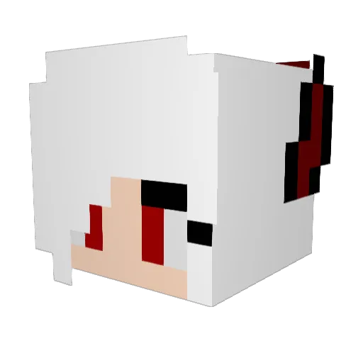 IiraGirlGamer Minecraft avatar head, 3D render