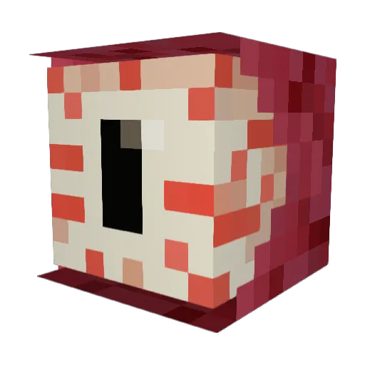 Ijal Minecraft avatar head, 3D render