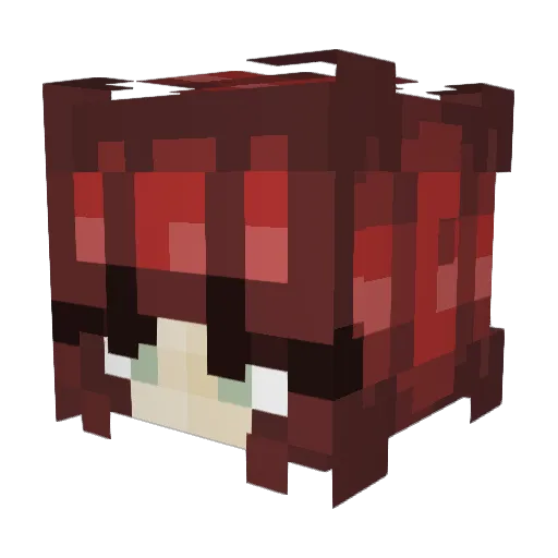Ijb0429 Minecraft avatar head, 3D render