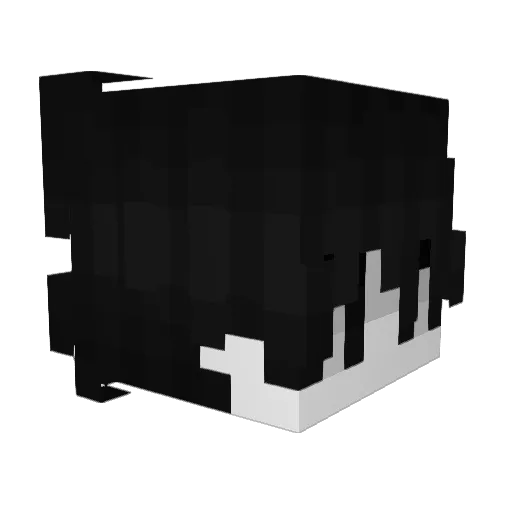Ijdel Minecraft avatar head, 3D render