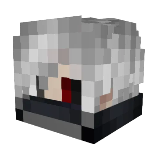 Ijordy04 Minecraft avatar head, 3D render