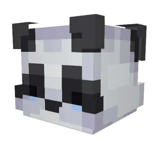 Ijustbustedlmao Minecraft avatar head, 3D render