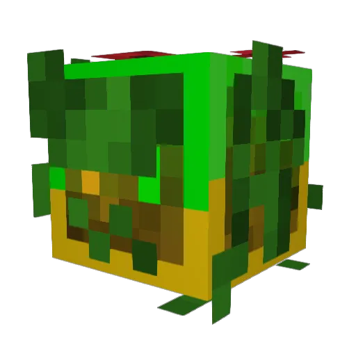 Ik0_0 Minecraft avatar head, 3D render