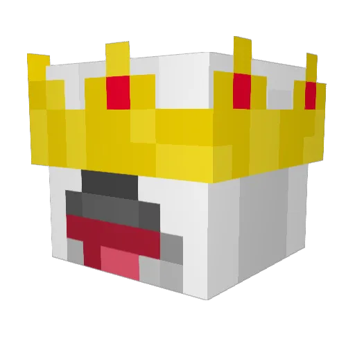 Ik1ga1 Minecraft avatar head, 3D render
