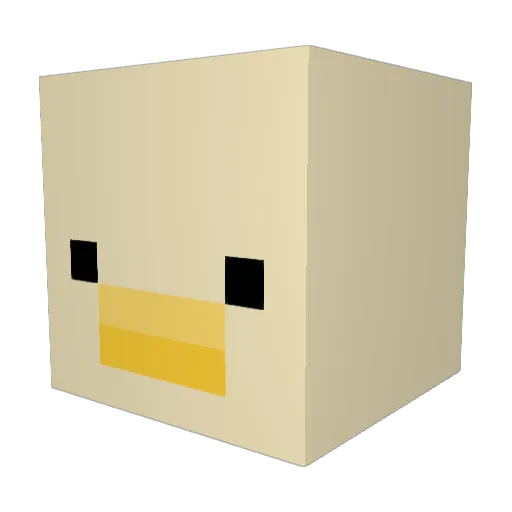 IkHeetJens Minecraft avatar head, 3D render