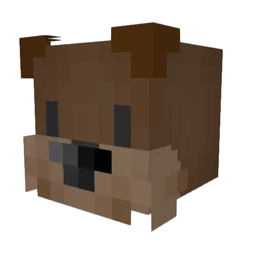 IkHin__ Minecraft avatar head, 3D render
