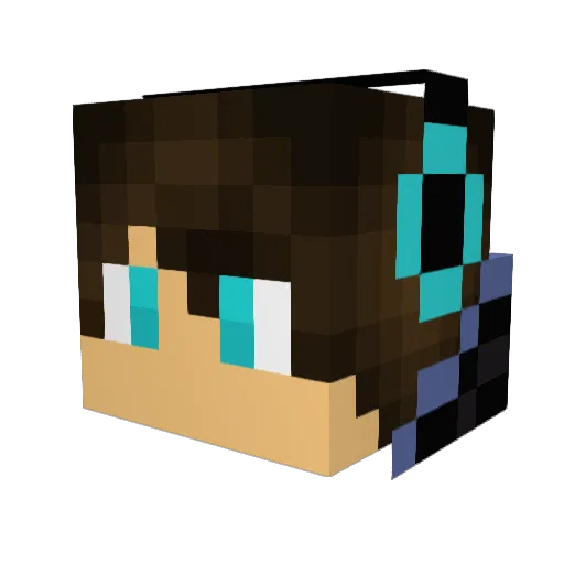 IkMerijn_ Minecraft avatar head, 3D render