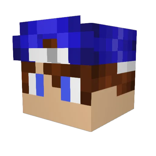 IkZenDeGelle Minecraft avatar head, 3D render