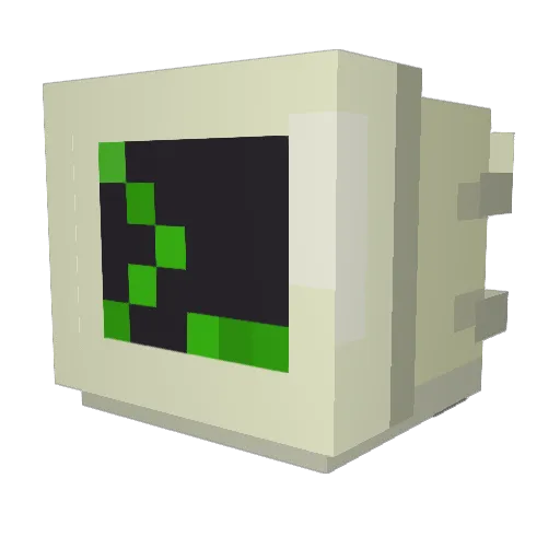 Ikanzero Minecraft avatar head, 3D render