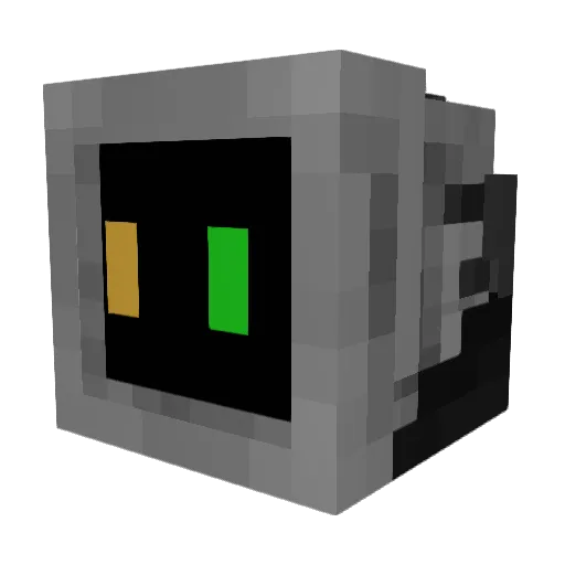 Ikaron Minecraft avatar head, 3D render