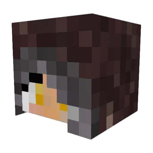 Ikaros0507 Minecraft avatar head, 3D render