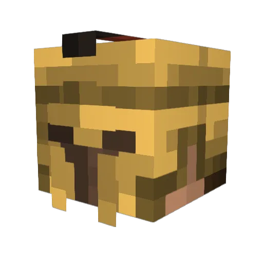 Ikarose Minecraft avatar head, 3D render