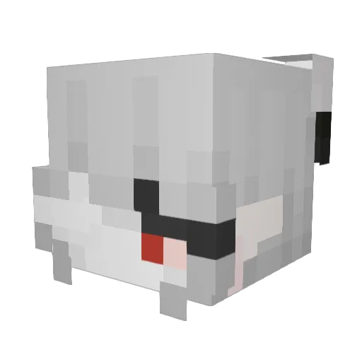 Ikasas_ Minecraft avatar head, 3D render