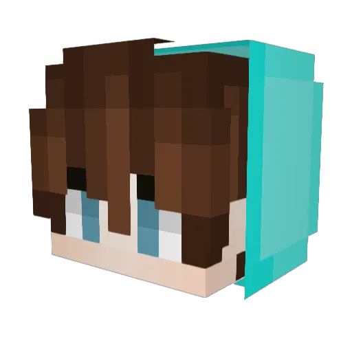 Ike2100 Minecraft avatar head, 3D render