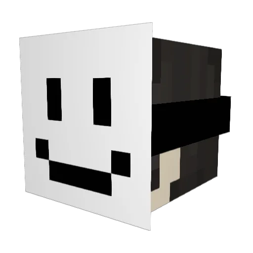 Ike963 Minecraft avatar head, 3D render