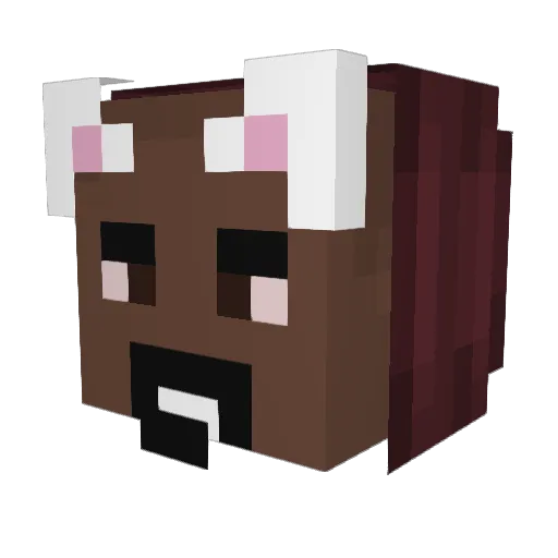 IkeaBaller Minecraft avatar head, 3D render