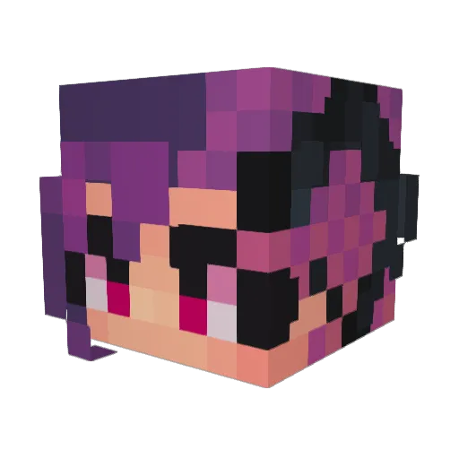 Ikeal34 Minecraft avatar head, 3D render