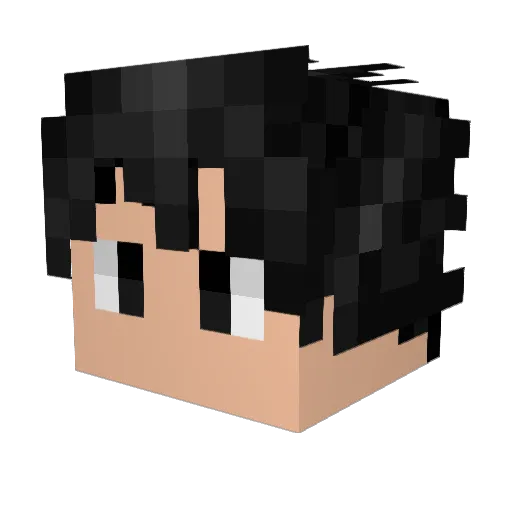 Iker_04 Minecraft avatar head, 3D render