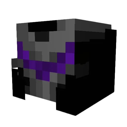 Ikerandchar Minecraft avatar head, 3D render