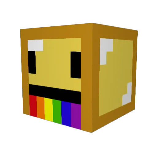 Ikercj7 Minecraft avatar head, 3D render