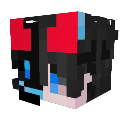 Ikercraft29 Minecraft avatar head, 3D render