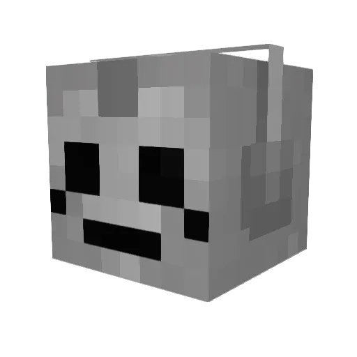 IkiFeltre Minecraft avatar head, 3D render