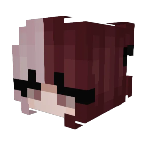 Ikigaih_ Minecraft avatar head, 3D render