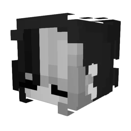 Ikillchan__ Minecraft avatar head, 3D render