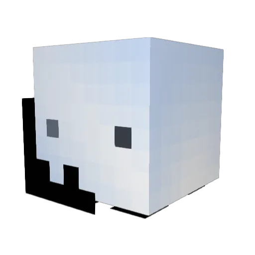 Ikite3470 Minecraft avatar head, 3D render