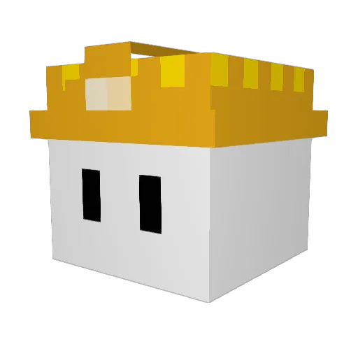 Ikkimel420 Minecraft avatar head, 3D render