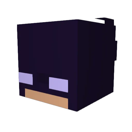 IknowImNotFunny Minecraft avatar head, 3D render