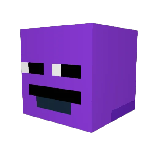 Ikom1 Minecraft avatar head, 3D render