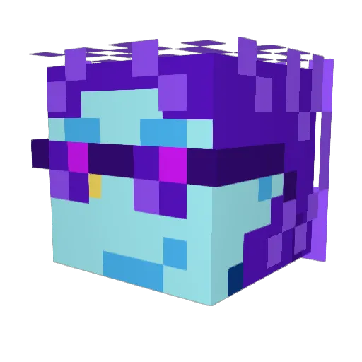 Ikonik_Lemon_2 Minecraft avatar head, 3D render