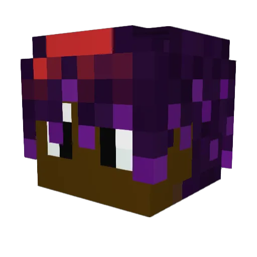 IkonnTM Minecraft avatar head, 3D render