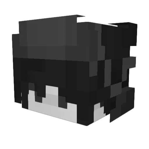 IktanHell Minecraft avatar head, 3D render