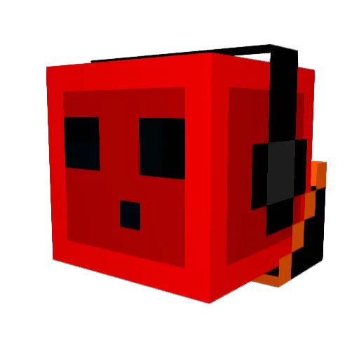 IlCroc Minecraft avatar head, 3D render