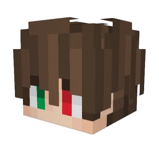 IlGrandeAnonimo Minecraft avatar head, 3D render