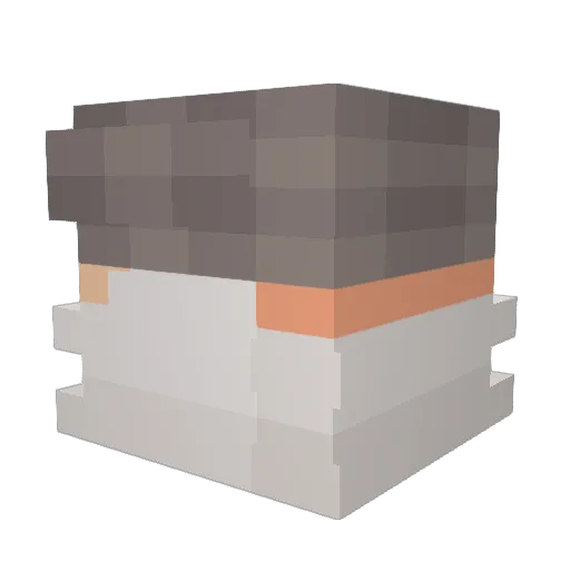 IlIlIlIIIIIlI Minecraft avatar head, 3D render