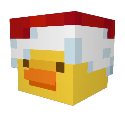 IlIllIllIIl Minecraft avatar head, 3D render