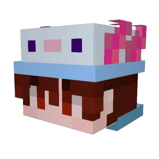 Il_Clad Minecraft avatar head, 3D render