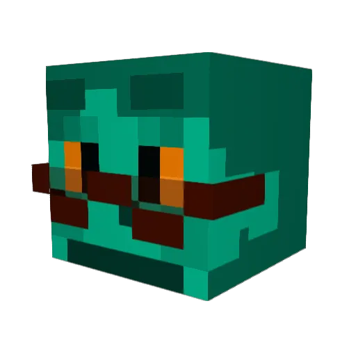 Il_Fangtasma Minecraft avatar head, 3D render