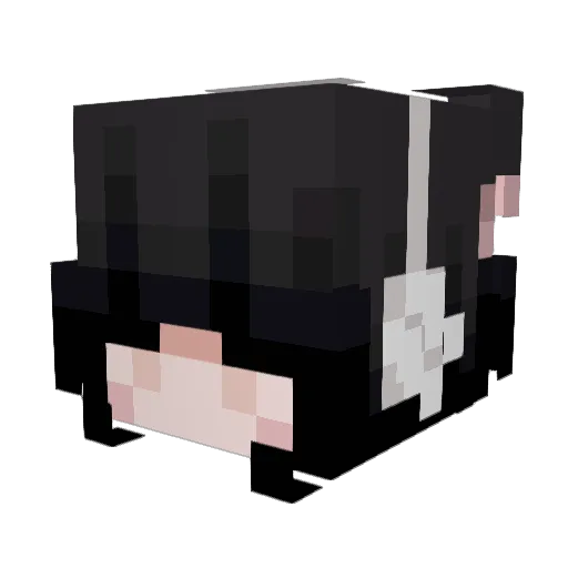 IlayK Minecraft avatar head, 3D render