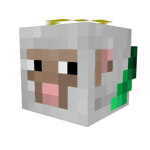 Ildar_Morozov Minecraft avatar head, 3D render