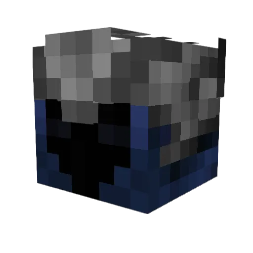 Ildiar Minecraft avatar head, 3D render