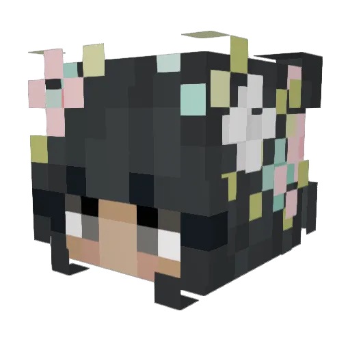Ildiko0815 Minecraft avatar head, 3D render