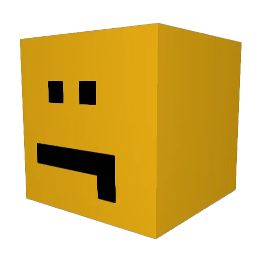 Ildlynet Minecraft avatar head, 3D render
