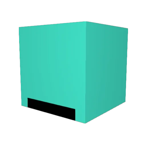 Ilesaninc Minecraft avatar head, 3D render